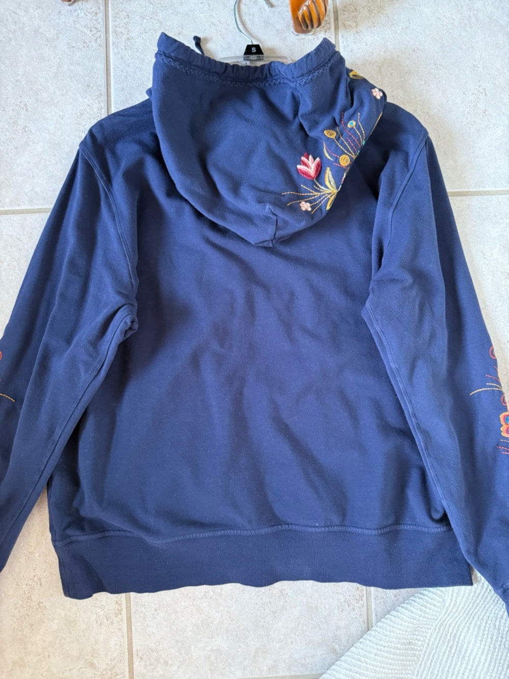 Johnny Was - Floral Shula French Terry Zipup Sweatshirt - Picture 10 of 12